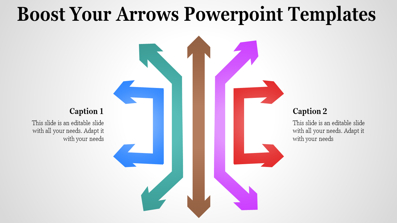 Free - Get Affordable Arrows PowerPoint Templates For Presentation